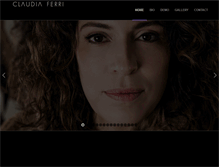 Tablet Screenshot of claudiaferri.com